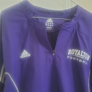 Adidas Men Purple Rain Jacket, Windbreaker